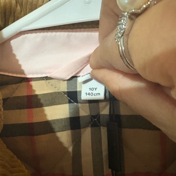 Burberry Kids Light Pink Quilted Puffer Jacket - Picture 8 of 10